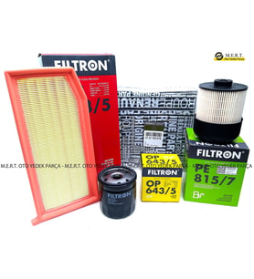 Renault Clio 4 1.5 Dci Filtron Filtre Bakım Seti