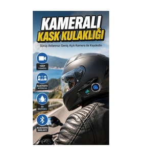 Q28 Bluetooth Kask Kulaklığı – 1080P Kamera IP65 Motosiklet Interkom