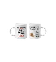 Avukat/Lawyer Hukukçu Temalı Hediyelik İkili Beyaz Seramik Kupa Seti-1-İKİLİ