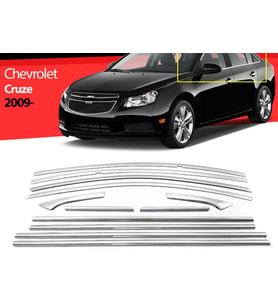 Chevrolet Cruze Sedan Cam Çerçeve Tam Tur 12 Parça 2009-2019