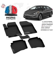 Hyundai Elantra 4D Araca Özel Havuzlu Kauçuk Paspas 2015-2020