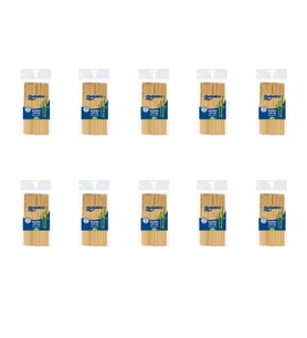 Dolphin Bambu Ahşap Çöp Şiş - Boy : 15 Cm. / En : 3mm - 100 Adetlik 10 Paket