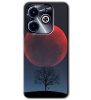 İnfinix Hot 40i Kılıf HD Desen Baskılı Kılıf - Kanlı Ay