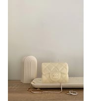 Dekoratif Kokulu Doğal % 100 Soya Wax Chanel Çanta Orta Boy
