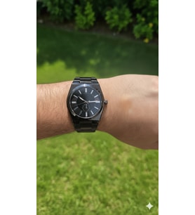 Modern Erkek Premium Stil ve Gücün Simgesi Saat (Siyah)