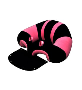 Bebek Destek Oturma Minderi - Lacivert Pembe (Lacivert-Pembe)