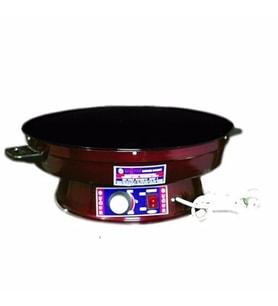 Uğur Mevlana Elektrikli 2000 W Lüx Termostatlı Katmer Sacı (Kırmızı Dama)