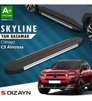 S-Dizayn Citroen E-C5 Aircross Elektrikli Skyline Krom Yan Basamak 193 Cm 2024 Üzeri A+ Kalite