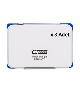 Bigpoint Metal Istampa Orta Boy x 3 Adet
