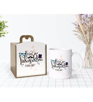 BK Gift Kişiye Özel Ahşap Kutuda Evin Yakışıklısı Tasarımlı Beyaz Kupa Bardak-3