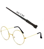 Harry Potter Asası 30 cm ve Harry Potter Gözlüğü Seti