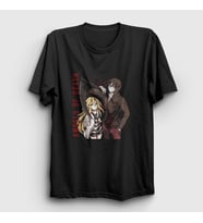 Presmono Unisex Siyah Isaac Rachel Anime Angels Of Death T-Shirt 458823tt