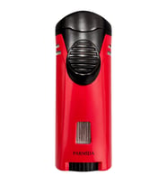 Parmida Tek Torch Pürmüz Kırmızı Metal Puro Çakmağı - TR9312
