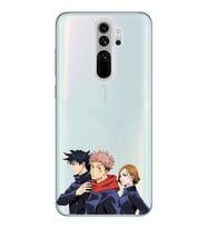 Xiaomi Redmi Note 8 PRO Uyumlu Jujutsu Kaisen Tasarımlı Şeffaf Telefon Kılıfı
