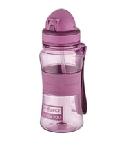 UZSPACE PİPETLİ MATARA TRITAN 5023 350 ML PLUM RED