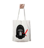Simpler Kylo Ren Ben Solo Star Wars iki Tarafı Kalıcı Baskılı Yıkanabilir Çanta