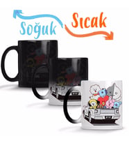 Bts BT21 01 Sihirli Kupa Bardak Porselen