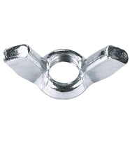 Kelebek Somun 5/16” 100 Adet Kaplamalı Beyaz