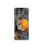 PrintiFy Oppo A55 ile Uyumlu Simya Serisi Mozaik Tanrıça Tasarımlı Uv Baskılı Köşe Korumalı Antişok Kılıf