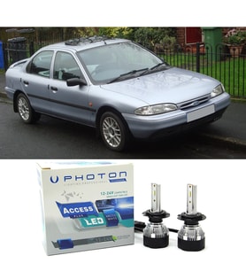 Ford Mondeo Mk1 Led Xenon Uzun Far Ampulü H1 Access Yeni Seri Beyaz 1993-1996