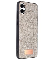 Northcity Onegif Samsung Galaxy A06 Uyumlu Bright Simli Kapak - Gold