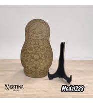 Destina Ahşap Mandala Boyama Seti- Ekonomik Seri - Eko Model 233