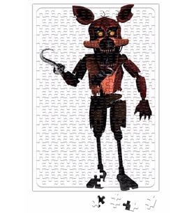 Nightmare Withered Foxy Puzzle 240 Parça Yapboz