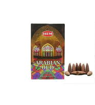 Hem arabian oodh 2 paket toplam 20 adet geri akış konik tütsü