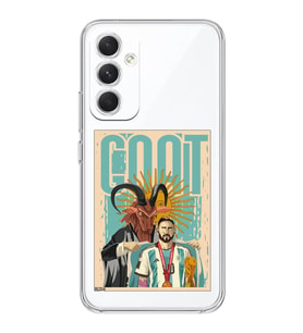 Samsung Galaxy A15 Uyumlu Lionel Messi Desenli Şeffaf Telefon Kılıfı