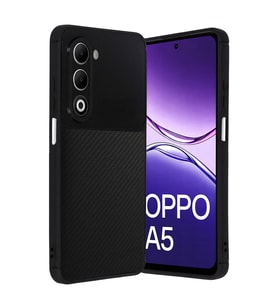 Oppo A5 4g Auto Focus Karbon Kapak - Siyah