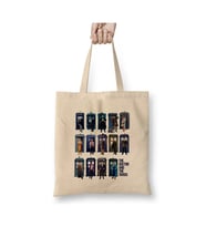Doctor Who The Fourte Bez Çanta Uzun Saplı Alışveriş Çantası Plaj Çantası (Beyaz)