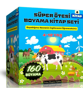 Süper Ötesi Boyama Kitap Seti (4 Kitap)