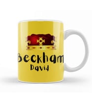David Beckham Kupa Bardak Porselen