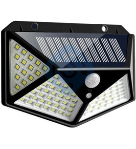 100 Led Dış Mekan Solar Aydınlatma Fotoselli Solar Lamba Hareket Sensörlü