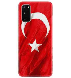Samsung A02S A03S A10 A12 A13 A21S A22 Kılıf Desenli Silikon Şanlı Türk Bayrağı 4 1401