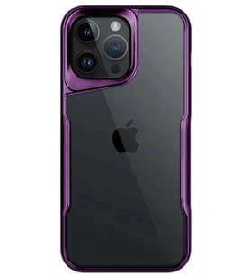 iPhone 14 Pro Max Kılıf Boyi Silikon Kapak - Derin Mor