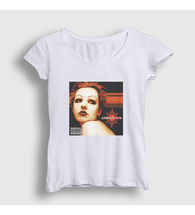 Presmono Kadın Beyaz Album Rock Müzik Godsmack T-Shirt 495199tt (Beyaz)