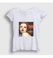 Presmono Kadın Beyaz Album Rock Müzik Godsmack T-Shirt 495199tt (Beyaz)