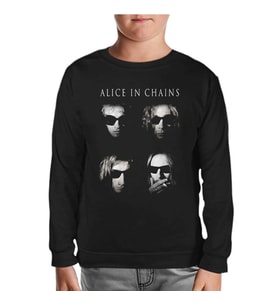 Alice in Chains - Group Siyah Çocuk Sweatshirt