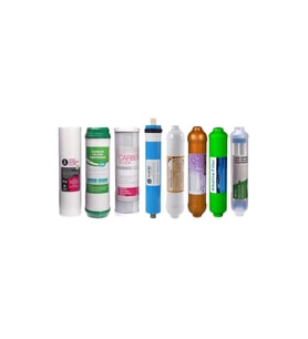 Su Arıtma Cihazı 8' li Filtre Seti Vontron Membranlı Gold Mineral Alkali Detox Filtre