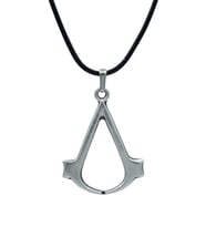 Assassin's Creed Deri ip Kolye - Gümüş Kaplama - Kadın Erkek Kolye - No:760