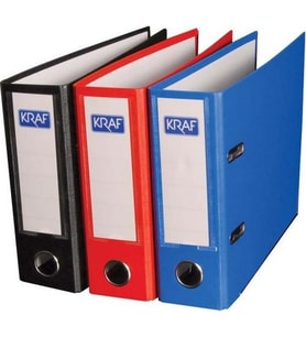 Kraf Kırmızı Geniş Telgraf Klasörü 1035