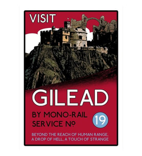 Gilead'i (kara Kule) Ziyaret Edin Tablo Ahşap Poster Dekoratif