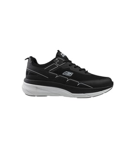 Budaks Erkek Spor Ayakkabı Günlük Koşu Yürüyüş Yüksek Ortopedik Taban Sneaker 2408 (Siyah)