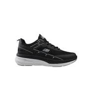 Budaks Erkek Spor Ayakkabı Günlük Koşu Yürüyüş Yüksek Ortopedik Taban Sneaker 2408 (Siyah)