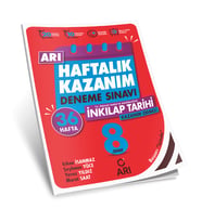 Arı Yayınları 8. Sınıf İnkılap Tarihi Haftalık Kazanım Denemesi