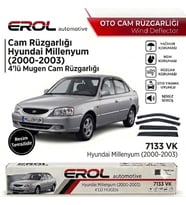 HYUNDAİ MİLENYUM (2000-2003) 4'LÜ MUGEN CAM RÜZGARLIĞI