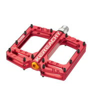 Kereachy 3 Rulmanlı Ultralight Alüminyum Alaşımlı Mtb Bmx Geniş Platform Bisiklet Pedalı Kırmızı