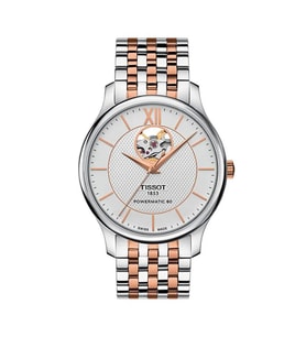 Tissot Tradition Powermatic 80 Open Heart T0639072203801 Erkek Kol Saati T063.907.22.038.01