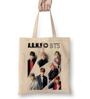 Army Bangtan Boys Bts Bez Çanta Uzun Saplı